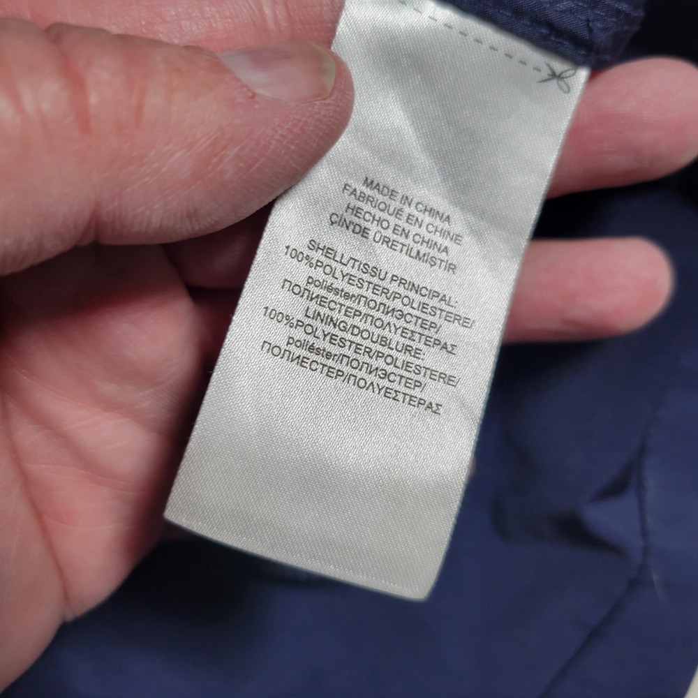 Lauren Ralph Lauren Field Jacket Women Size M Navy Blue Hooded Utility Coat 0618 - Picture 7 of 12